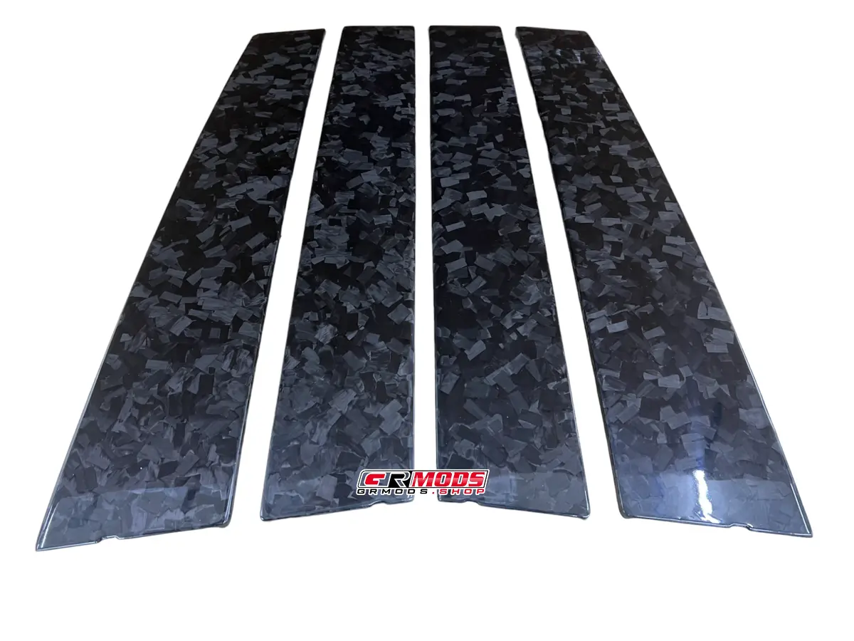 Grmods Carbon Fiber B-Pillar Trims 4
