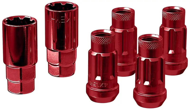 Wheel Mate Monster Locking Lug Nut Set Of 4 - Black 14X1.50 1