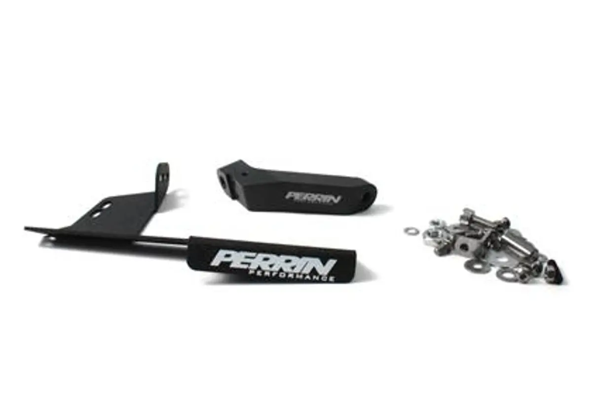 Perrin 08-12 Subaru Sti Hatchback / 11-12 Sti Sedan Master Cylinder Bracket - Black 1