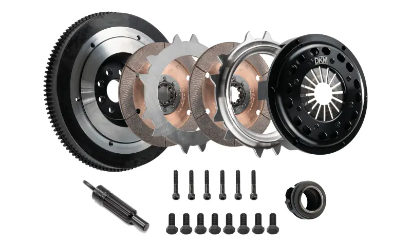 Dkm Ceramic Twin-Disc Clutch Kit With Flywheel For 2001–2006 Mini Cooper S R53 1
