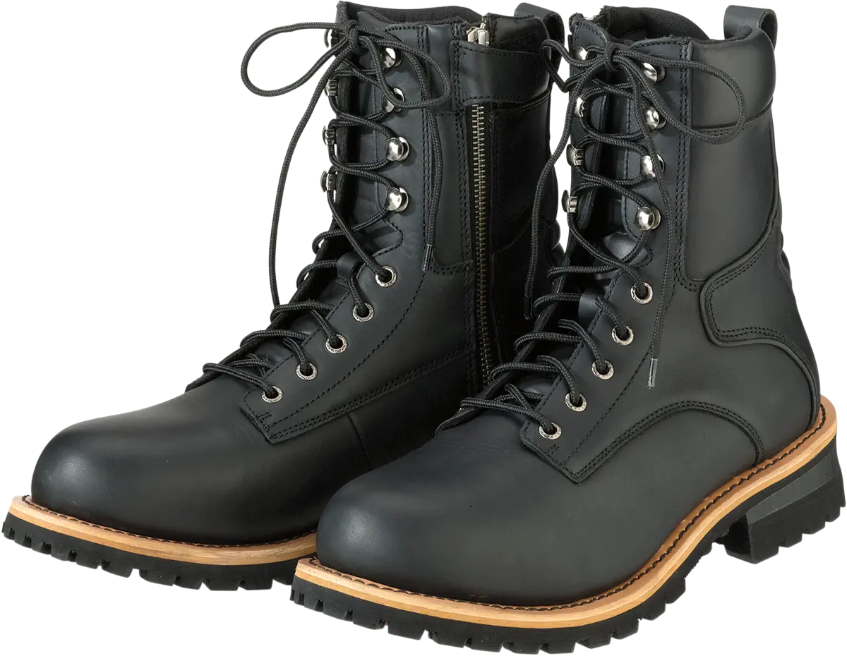 Z1R M4 Motorcycle Boots – Black, Size 9 (Sku 3403-0875) 1