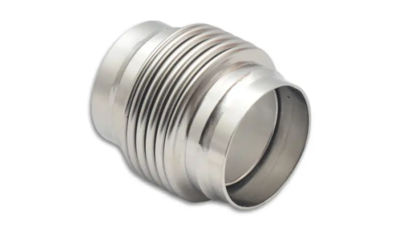 Vibrant 3.5" Id Stainless Steel Expansion Joint With Solid Liner & Electropolished Finish 1
