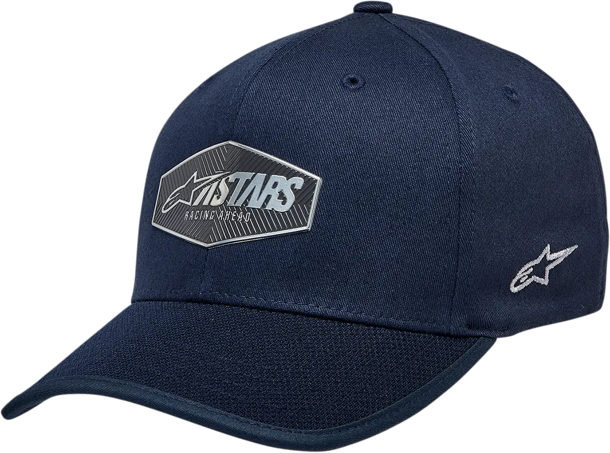 Alpinestars Navy Embroidered Emblem Hat – Small/Medium (Model 12128133070S/M) 1