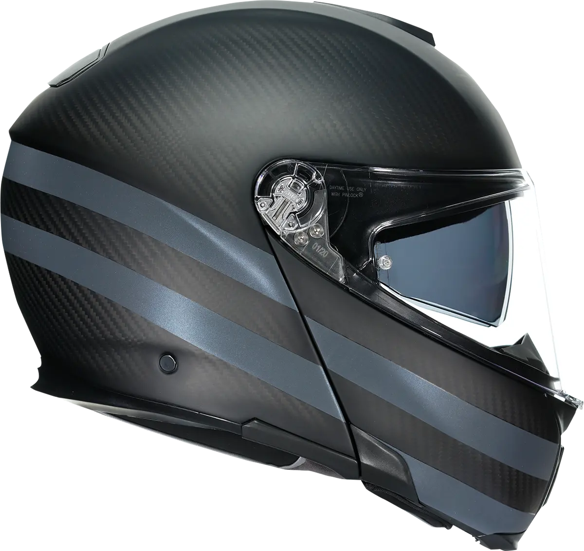 Agv Sportmodular Helmet - Dark Refractive - Carbon/Black - 2Xl 211201O2Iy01416 1