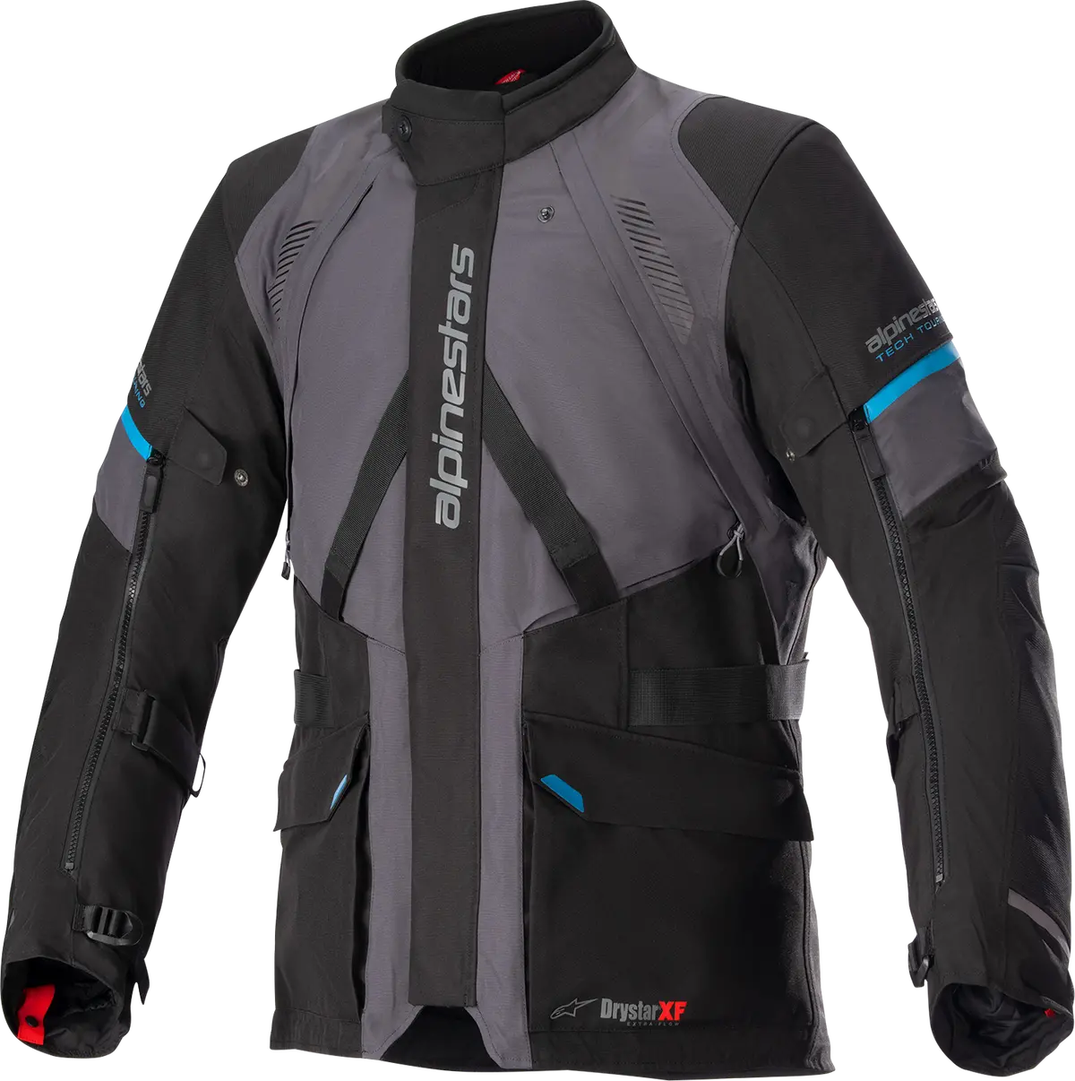 Alpinestars Monteira Drystar Xf Textile Jacket – Gray/Black/Blue Color Scheme – Size Large (3205123-9617-L) 1