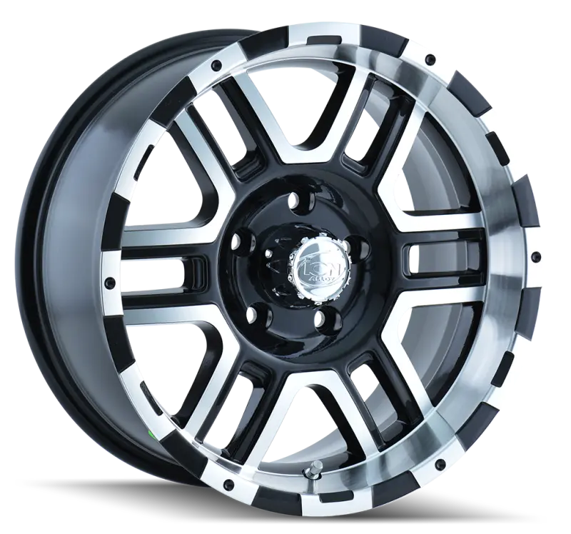 Ion Type 179 Black And Machined Alloy Wheel – 17X8 1