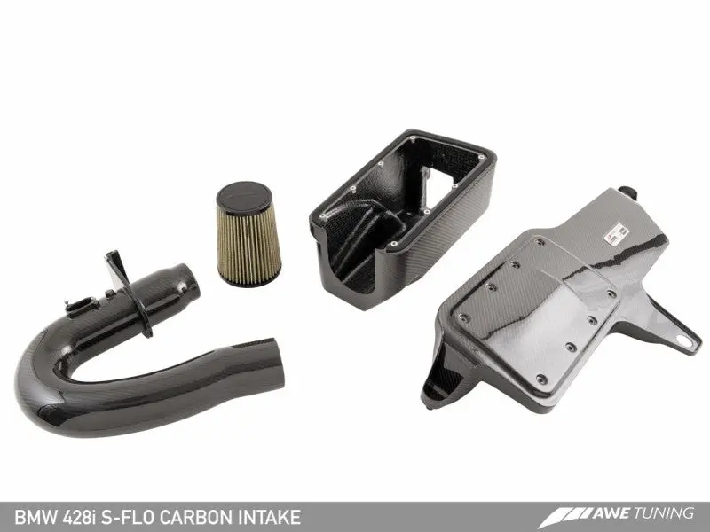 Awe Tuning S-Flo Carbon Fiber Intake For Bmw 228I, 320I, 328I, And 428I 1