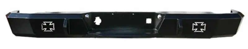 Iron Cross Heavy-Duty Rear Bumper For 2011–2014 Chevrolet Silverado 2500/3500 – Matte Black Base Model 1