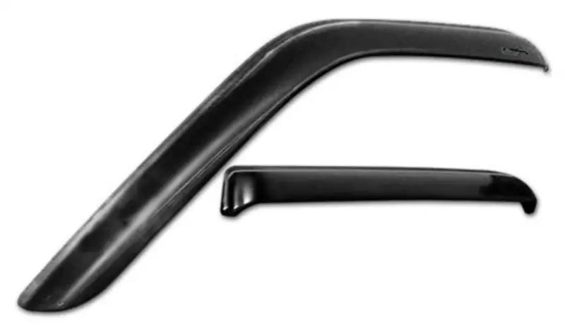 Stampede Smoke Tape-On Side Window Deflectors For 2005–2019 Nissan Frontier Crew Cab Pickup – 4-Piece Set 1