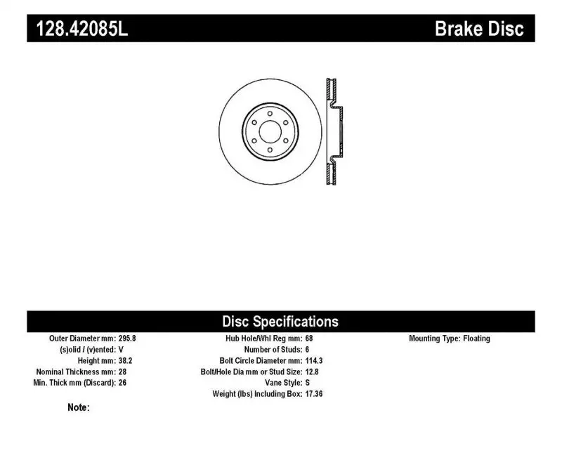 Stoptech Drilled Sport Brake Rotors – High-Performance Replacement Discs 1