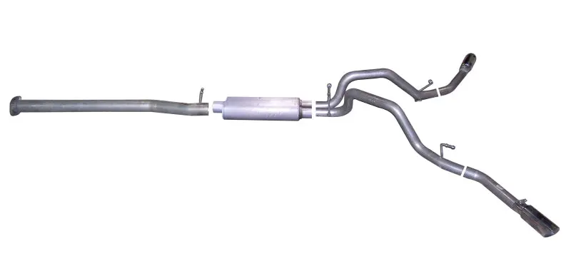 Gibson Aluminized Cat-Back Dual Exhaust For 2008–2009 Chevrolet Silverado 1500 Ls 4.8L 1