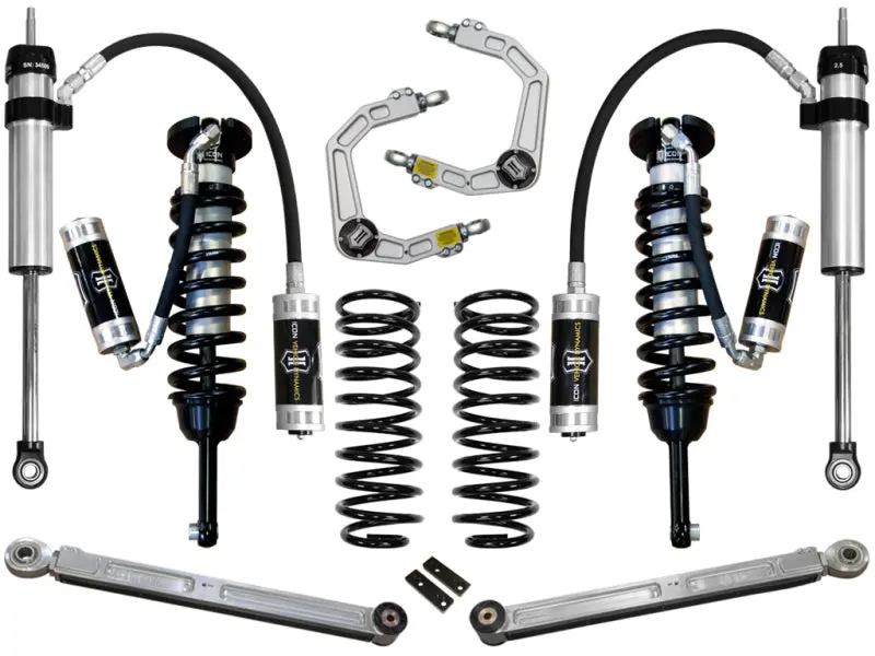 Icon Stage 5 Suspension System For 2003–2009 Toyota 4Runner & Fj Cruiser – Up To 3.5" Lift With Billet Upper Control Arms 1