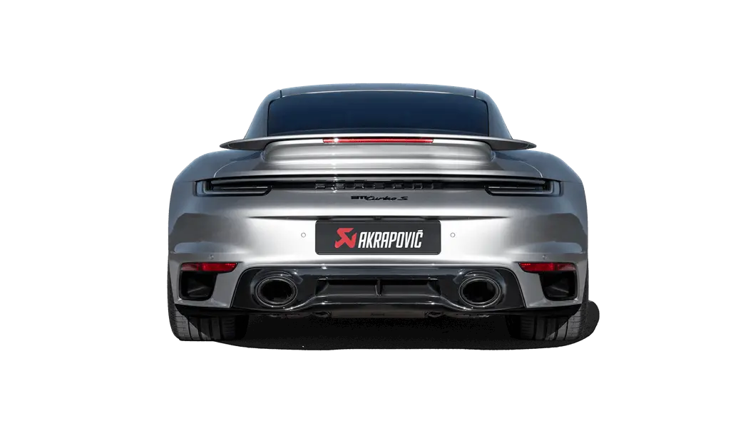 Akrapovič Slip-On Race Line Exhaust – Titanium With Tailpipe Set For 2020–2021 Porsche 911 Turbo & Turbo S 1
