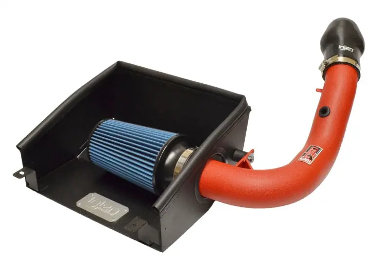 Injen Wrinkle-Red Short Ram Intake With Heat Shield For 2015–2017 Polaris Slingshot 2.4L 1