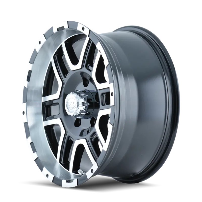 Ion Type 179 16X8 / 8X165.1 Bp / 10Mm Offset / 130.8Mm Hub Black/Machined Wheel 2