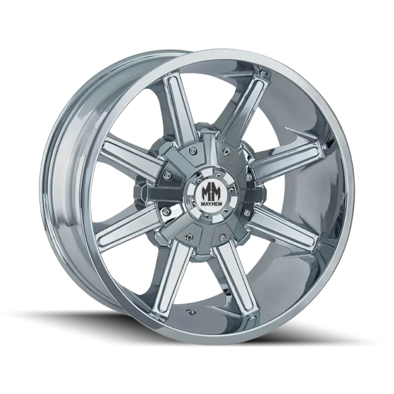 Mayhem 8104 Arsenal Chrome Wheel: 17X9", 6X135 Bolt Pattern, -12Mm Offset, 106Mm Hub Bore 1