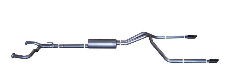 Gibson Aluminized Cat-Back Dual Exhaust System For 2004–2010 Nissan Titan Le 5.6L 1