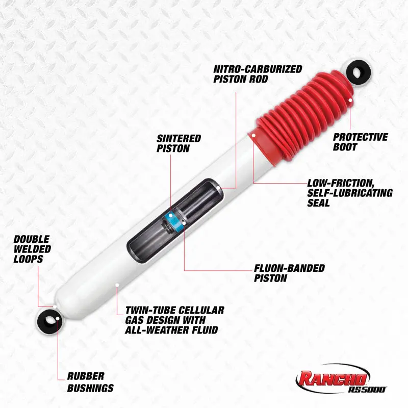 Rancho 63-69 Jeep Gladiator Front Rs5000 Steering Stabilizer 2