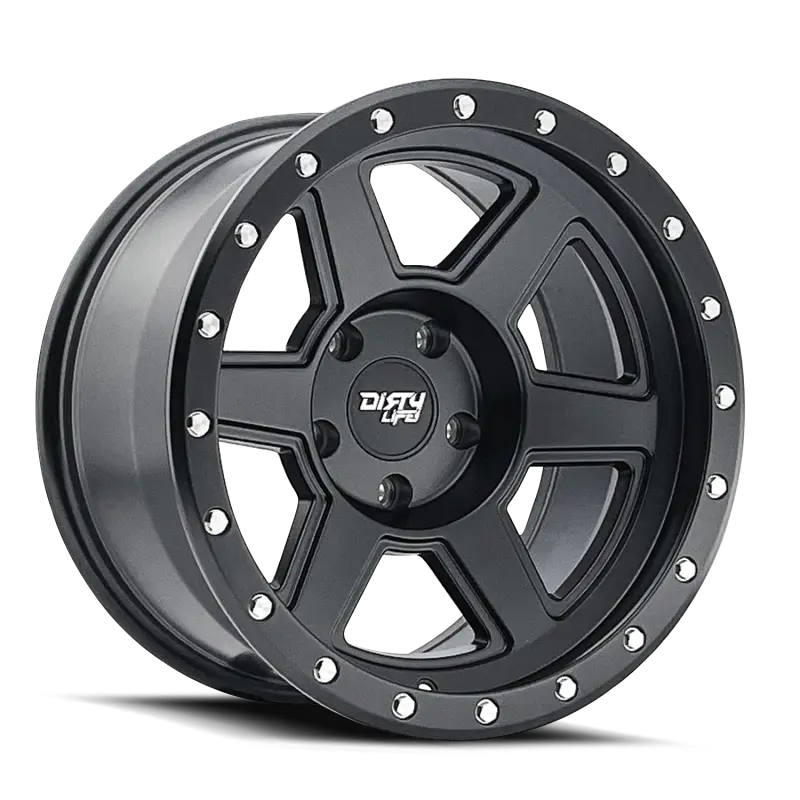 Dirty Life Matte Black Off-Road Wheel – 17X9, 6X139.7, -38Mm Offset, 106Mm Hub 1
