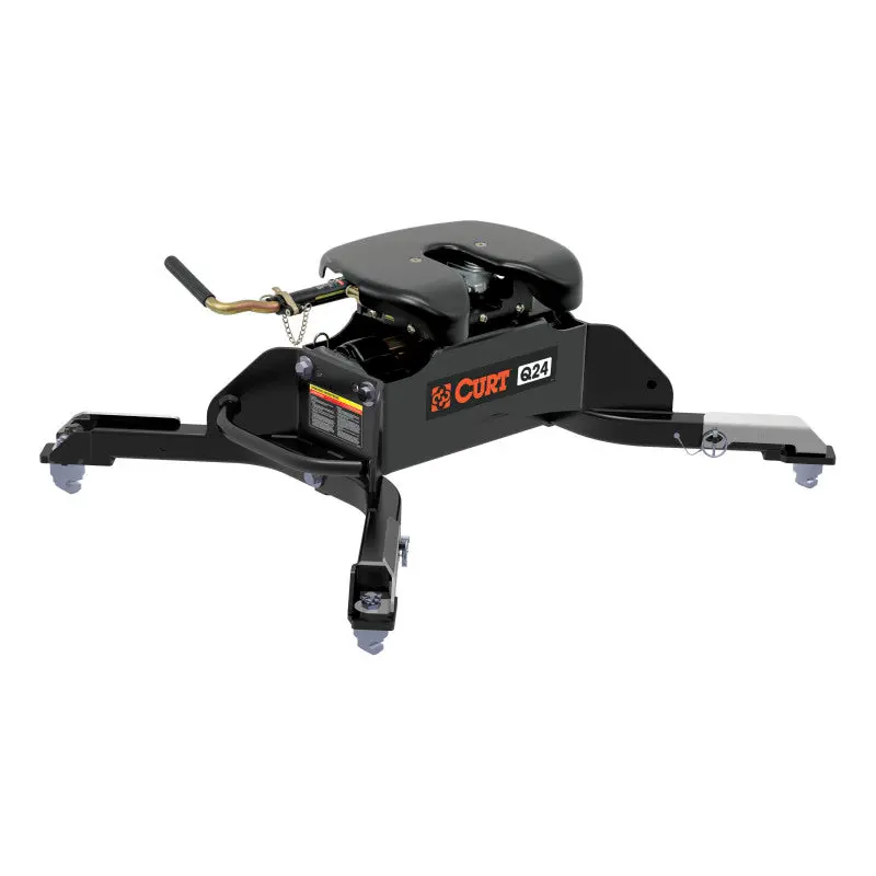 Curt Q24 Fifth Wheel Hitch With Ram Puck System Mounting Legs 1