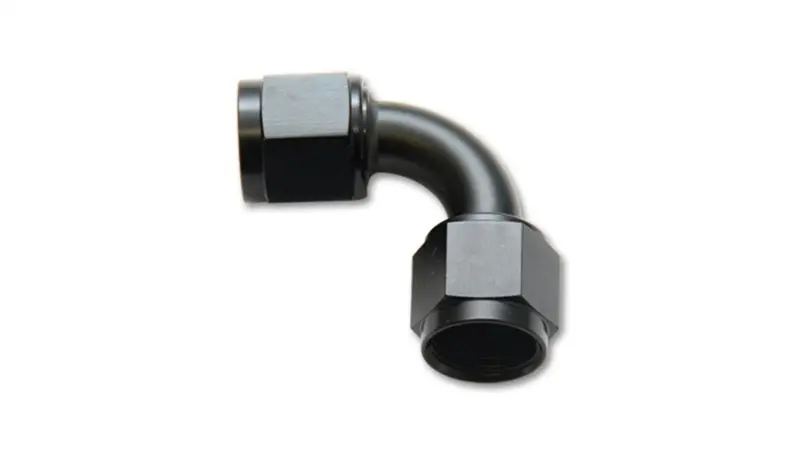 Vibrant -8An Female 90 Degree Union Adapter (An To An) - Anodized Black Only 1
